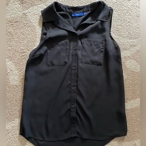 Apt. 9 Black sleeveless blouse